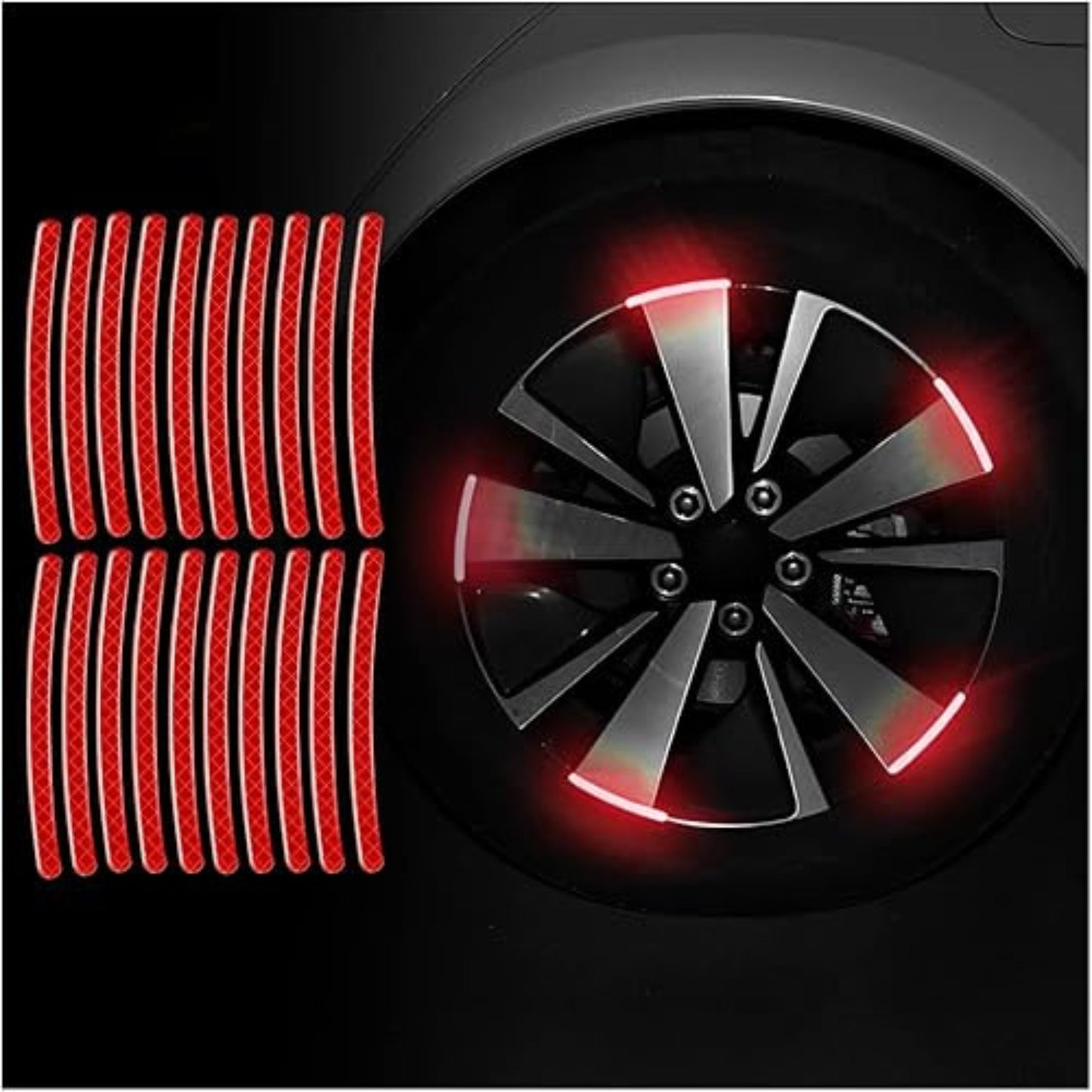 - Autocollants Réfléchissants Premium – Pack Duo (20 pièces)