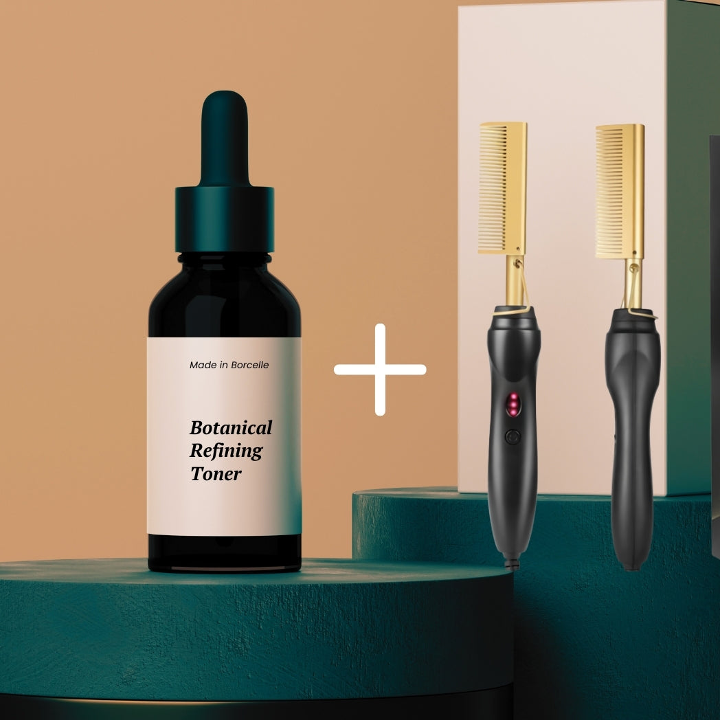 “Peigne chauffant lissant – cheveux soyeux en 5 min