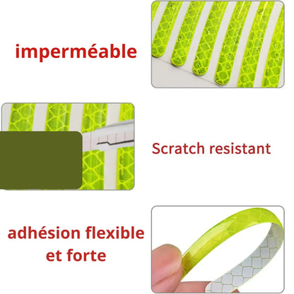 - Autocollants Réfléchissants Premium – Pack Duo (20 pièces)