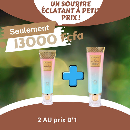 Dentifrice blanchissant – haleine fraîche & dents éclatantes