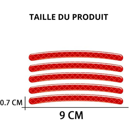- Autocollants Réfléchissants Premium – Pack Duo (20 pièces)